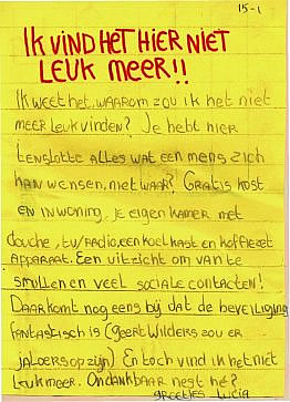 Ik vind het hier niet leuk meer!!